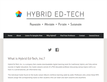 Tablet Screenshot of hybridedtech.com